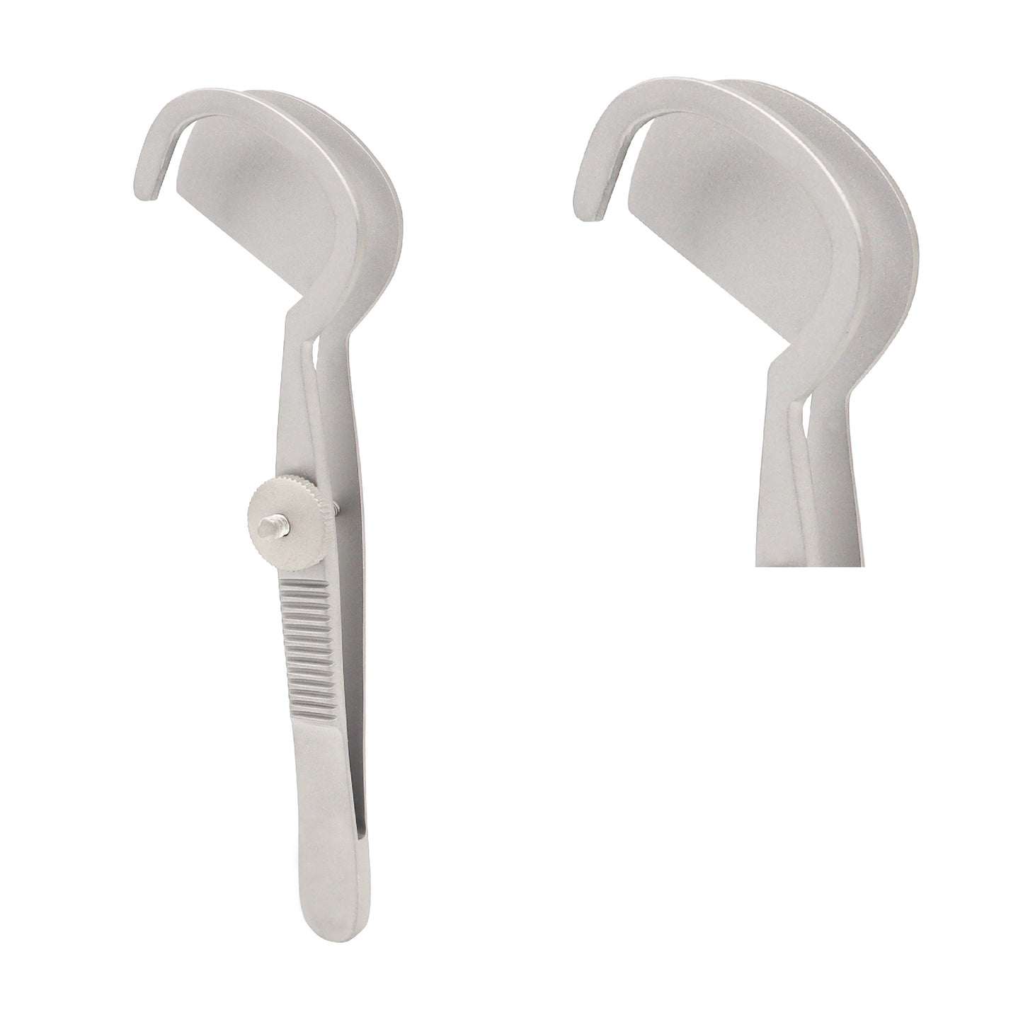 Snellen entropium forceps, links right, 9.5 cm overall length, used in delicate ophthalmic procedures for eyelid manipulation and correction