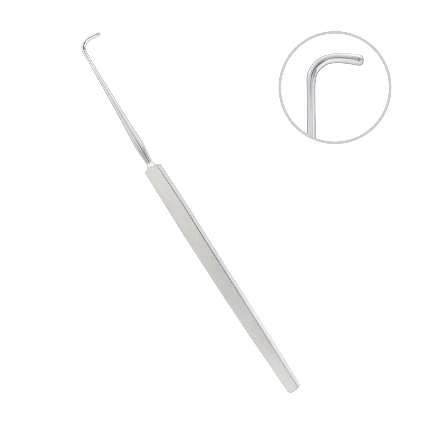 Graefe, Strabismus Hook, Fig.1, Overall Length 14.5 cm