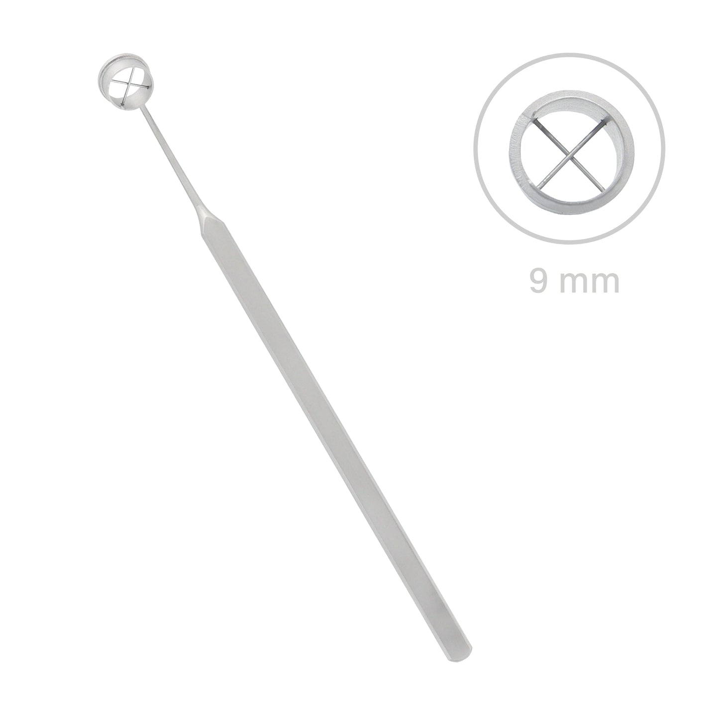LASEK Trephine – Inner Diameter 9.0 mm, Overall Length 12.5 cm