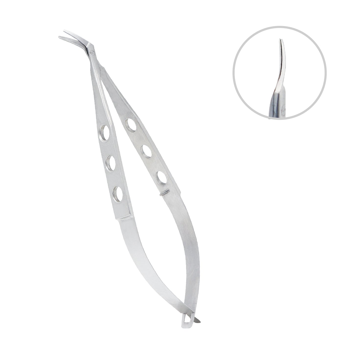 Katzin – Corneal transplant Micro Scissors, 10cm – Right