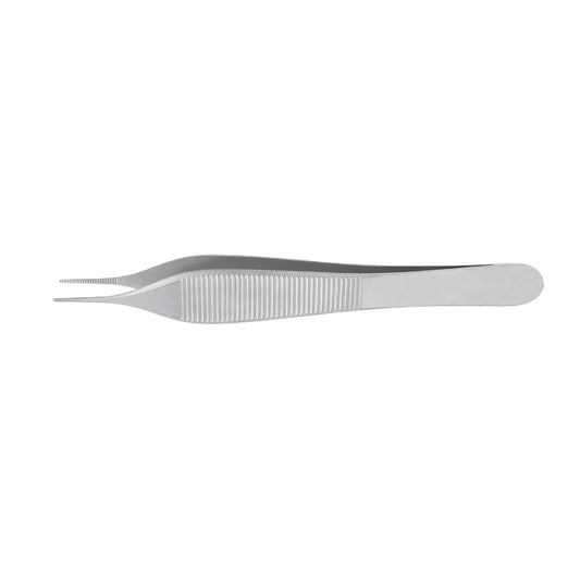 Adson forceps dressing, Serrated, 0.8 mm, overall length 12cm