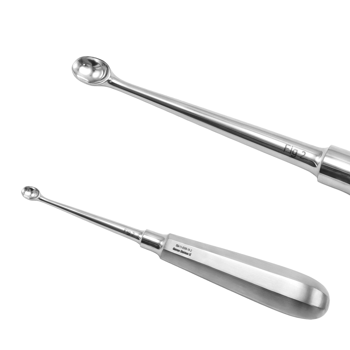 Modell USA Bone Curette 16cm / 6¼″ Oval Straight