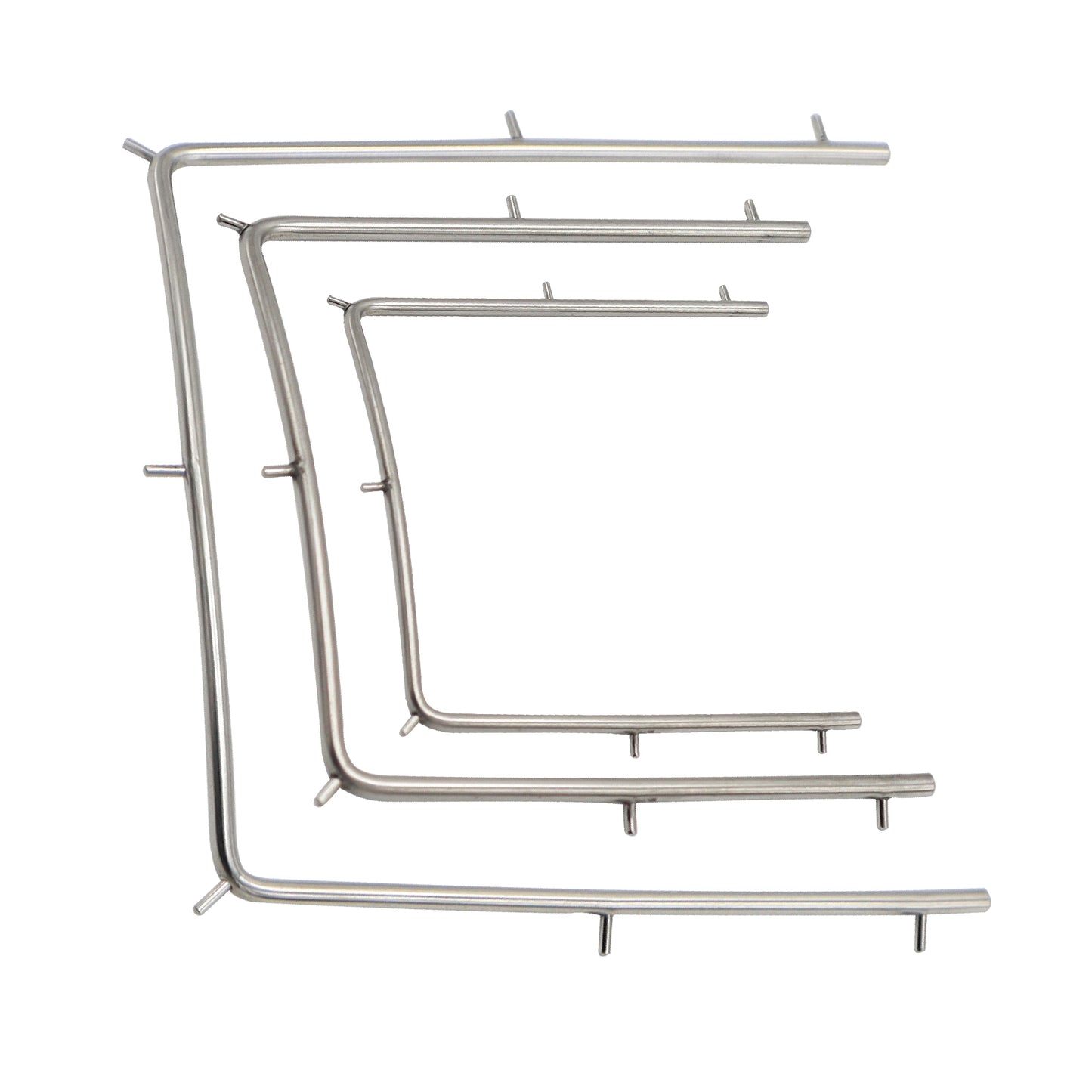 3 Pc Rubber Dam Frame Set — Sizes L, M & S, Dental & Orthodontic Isolation Instruments