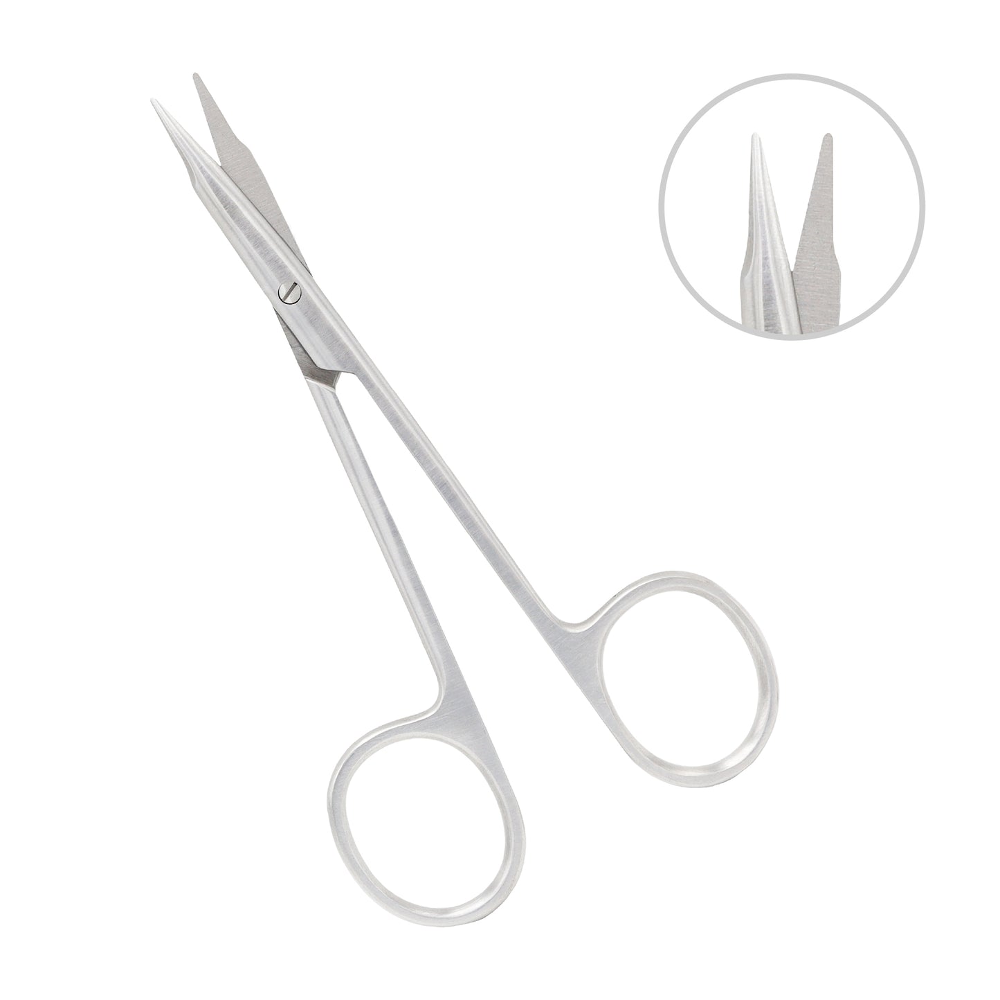 Straight long model Stevens tenotomy scissors with blunt ends for precise tissue dissection in surgery.