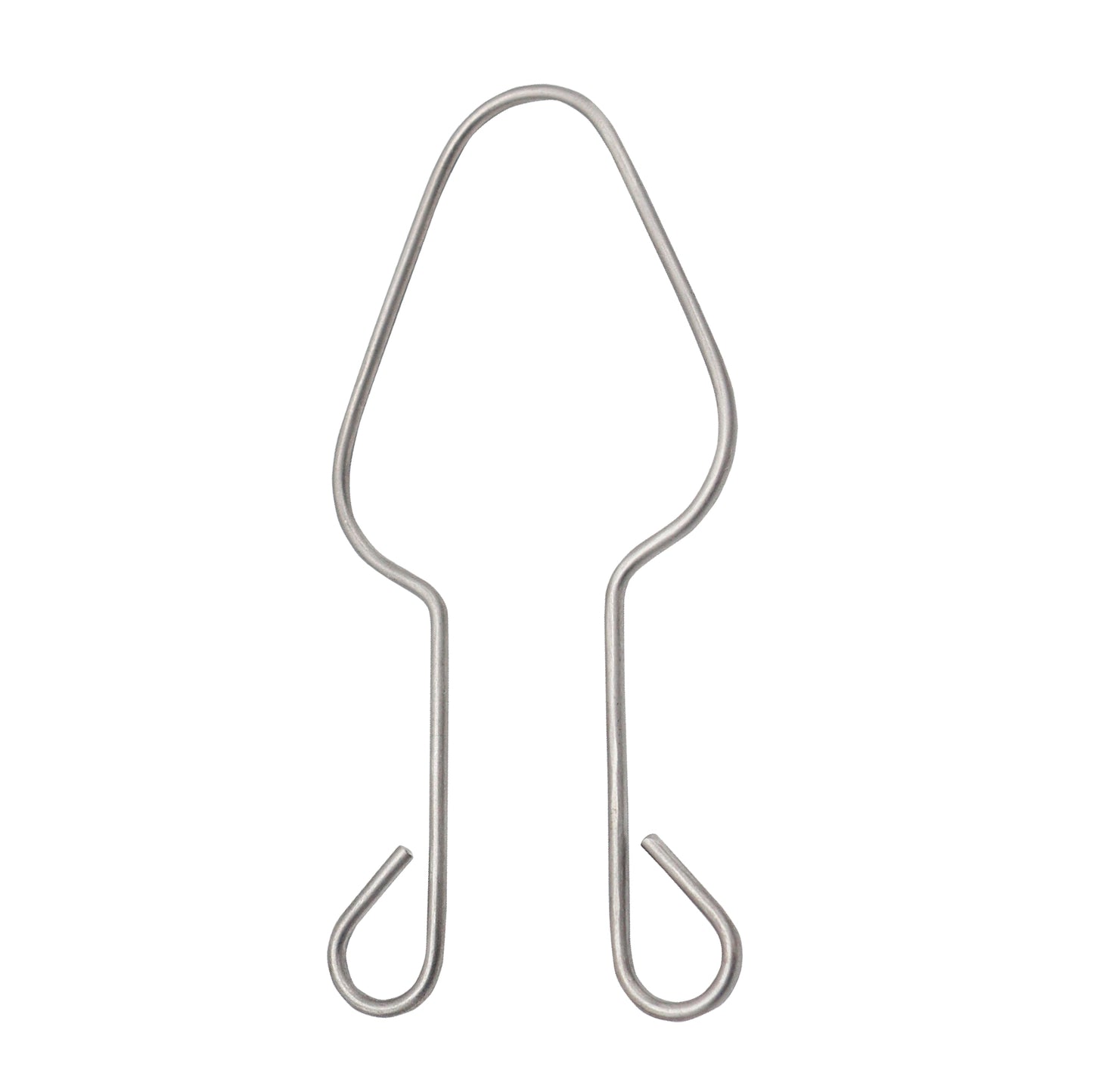A stainless steel Ackermann Areola Marker, a specialized surgical instrument featuring a distinctive keyhole or lightbulb-shaped wire loop used for marking skin during breast surgery.