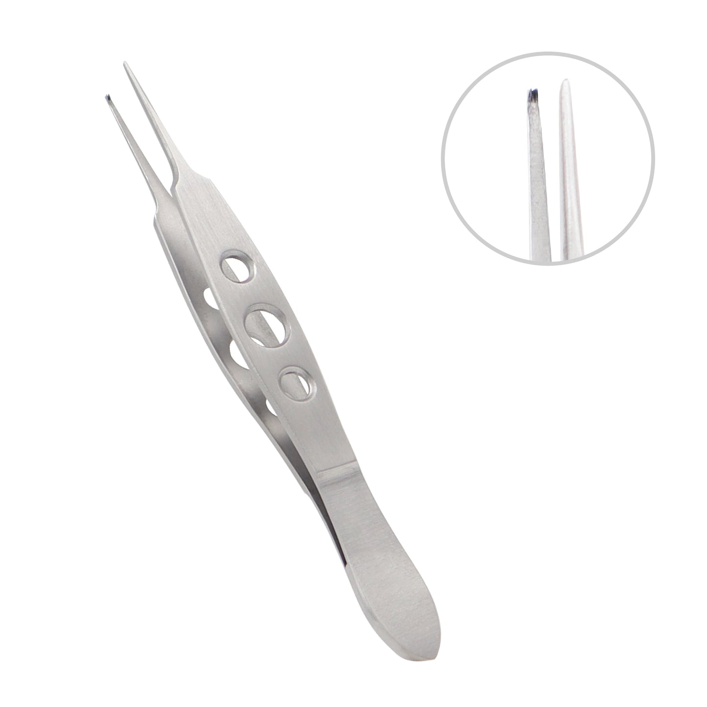 Bishop Harmon micro tissue forceps ophthalmic stainless steel instrument for fine tissue handling in ENT and microsurgery