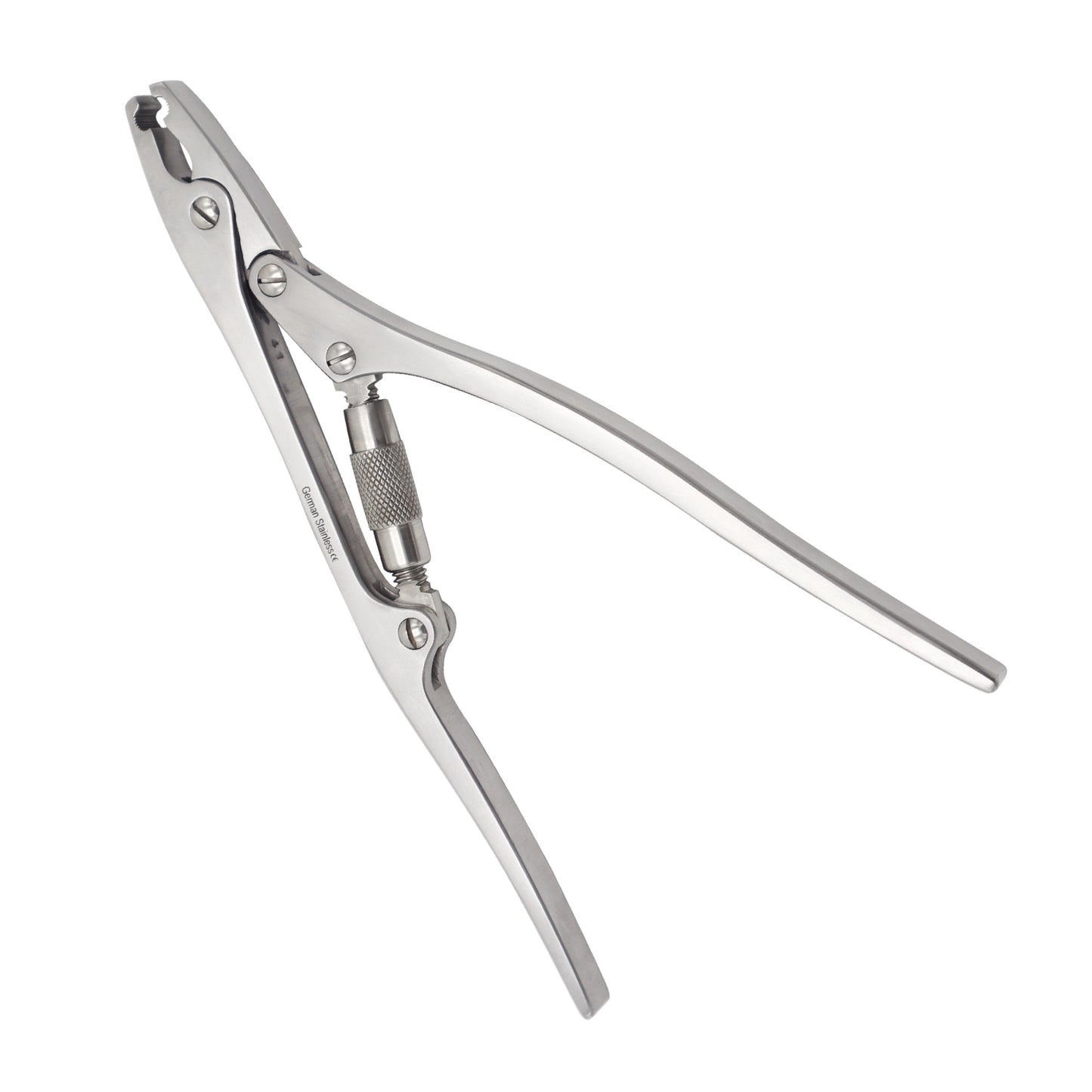 A 9-inch Hercules wire cutter with a double-action mechanism and tungsten carbide jaws, designed for cutting orthopedic pins and K-wires.