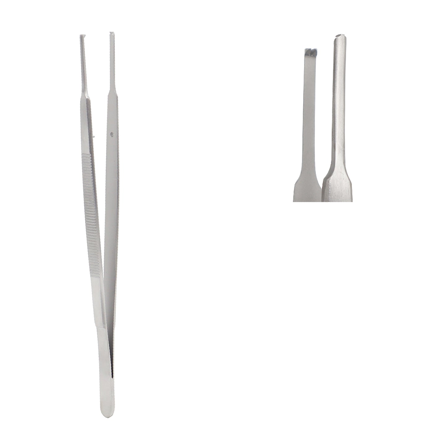 Precision Gerald Tweezer Forceps with 1x2 teeth design used for microsurgery, vascular surgery, and accurate tissue manipulation.
