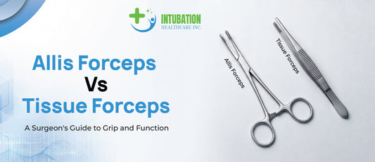 Allis forceps vs tissue forceps showing key differences