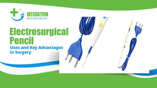 Electrosurgical pencil used in surgery for precise cutting, coagulation, and bleeding control during medical procedures