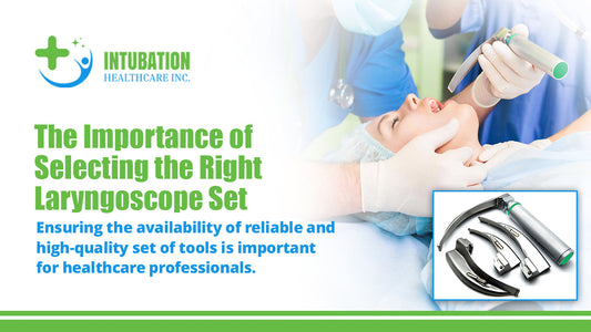 Laryngoscope set for reliable airway visualization and clinical use