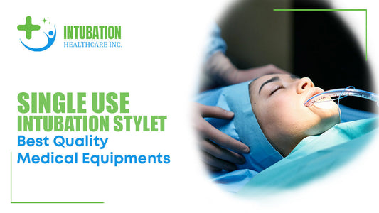 Single-use intubation stylet designed to support airway management during intubation procedures