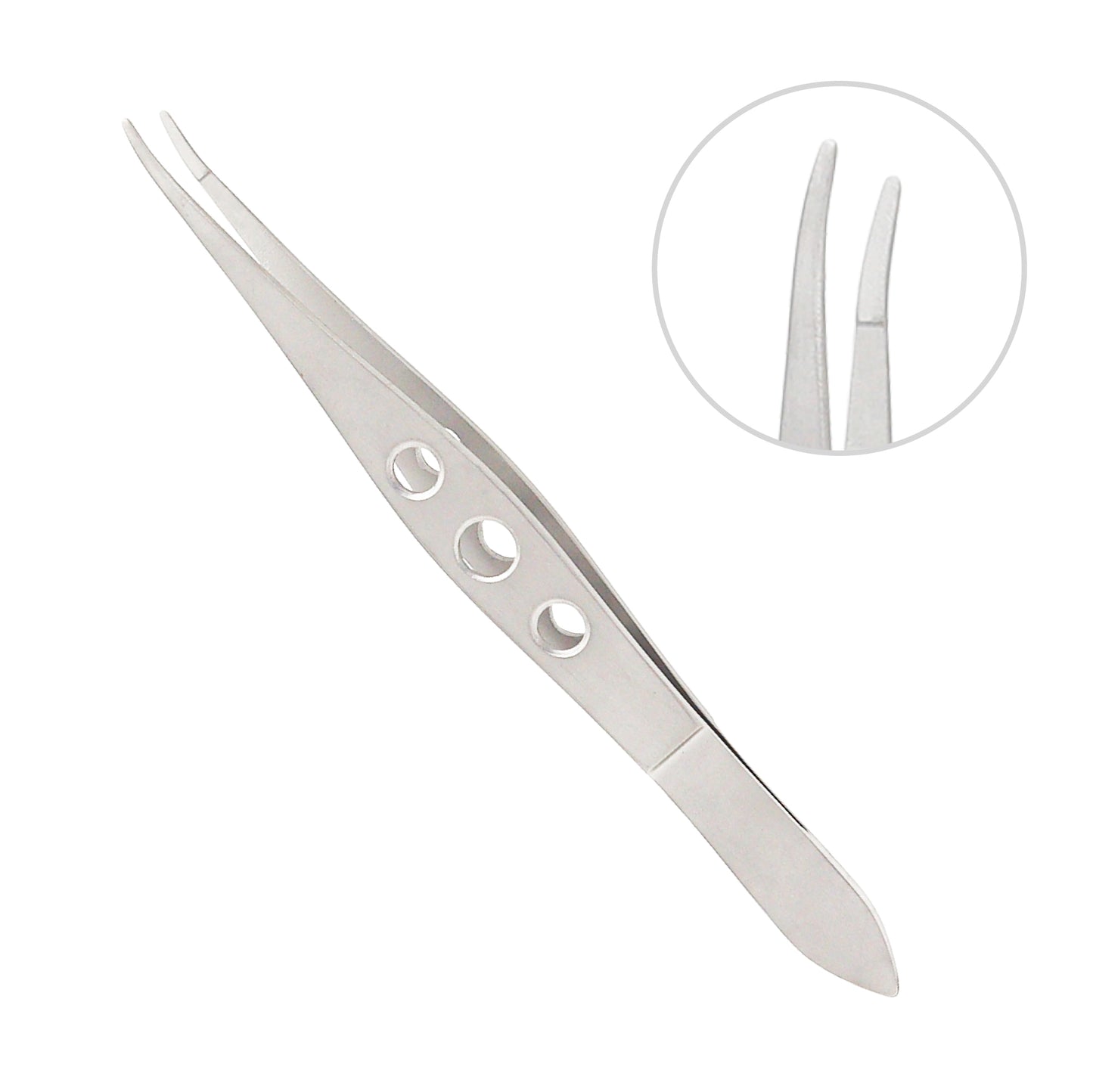 Barraquer cilia forceps 11 cm reusable stainless steel ophthalmic instrument for precise and controlled eye surgery applications