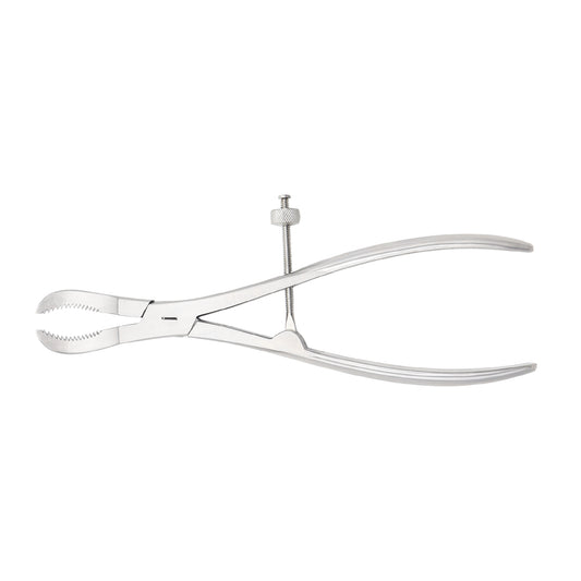 A 24cm stainless steel Reda Bone Holding Forceps with a secure grip design, suitable for surgical procedures.