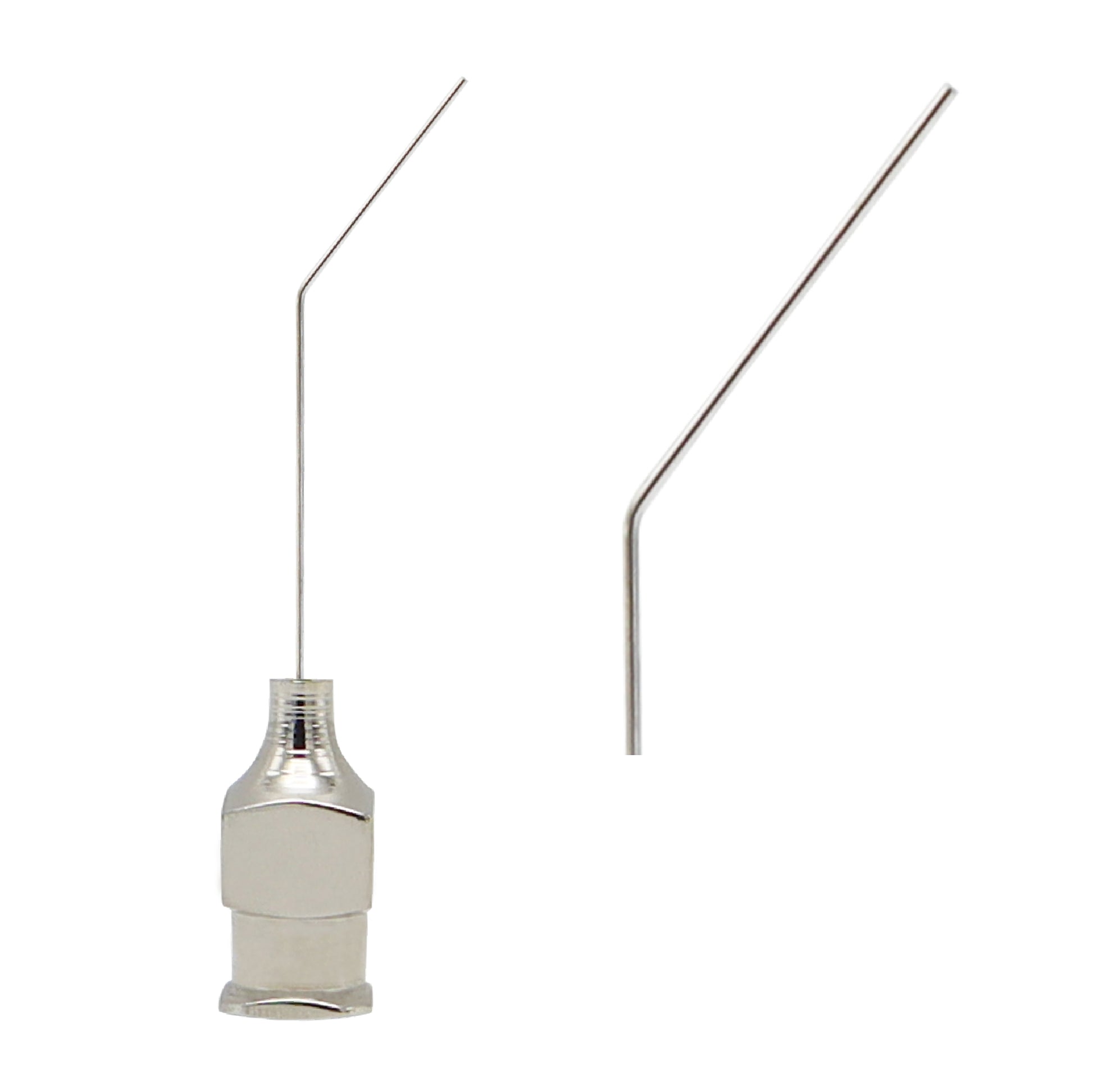 26G round tip Bonn model irrigating cannula made of stainless steel for controlled fluid delivery in eye surgery