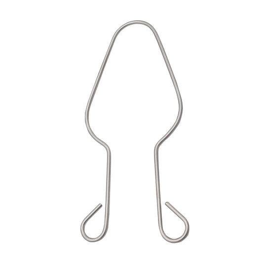 A reusable ACKERMANN Areola Marker made from German stainless steel, designed for use in plastic surgery to mark areolas on the breast.