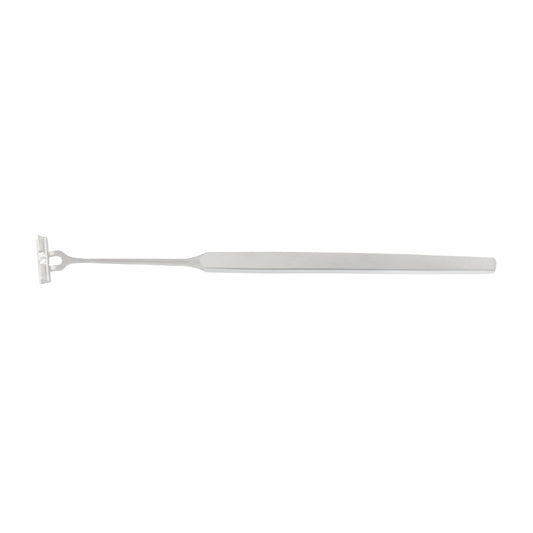 A silver-colored Henderson Corneal Marker with a marking tip, overall length 13 cm, displayed on a white background.