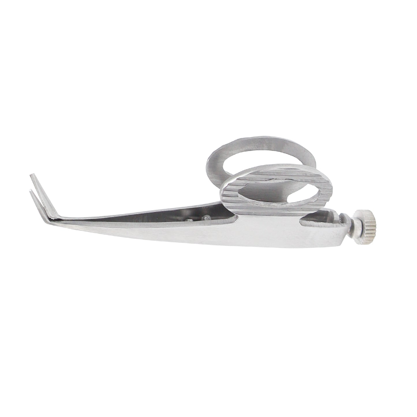 Barraquer De Weckers ophthalmic scissors 6 cm front view made from stainless steel for precision eye surgery.