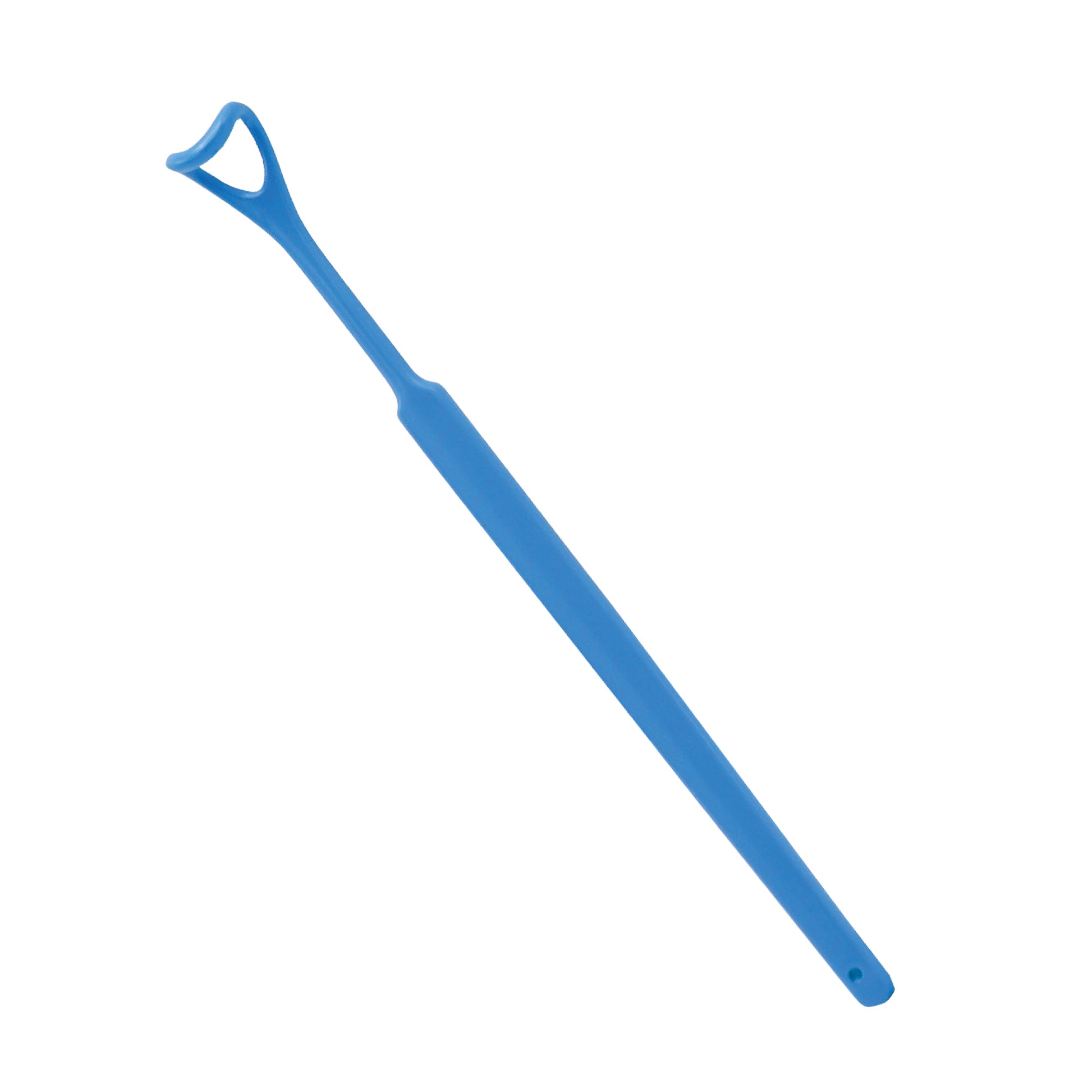 Blue coated Desmarres Lid Retractor used for retracting eyelids during ophthalmic surgery, featuring a non-conductive insulation for electrosurgical safety.