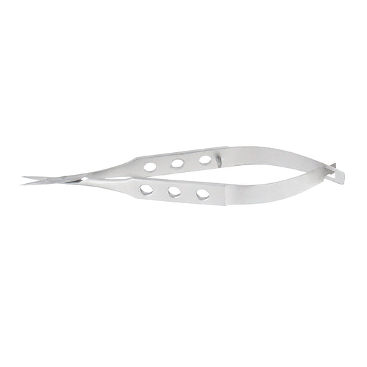 Corneal Scissors Universal straight pointed 10.5 cm designed for precision cutting in eye surgery.