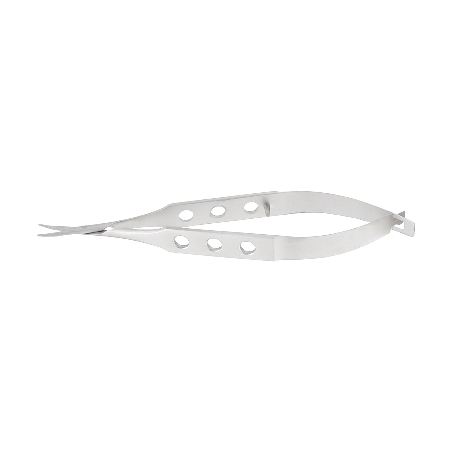 Corneal Universal Scissors curved pointed 10.5 cm designed for precision cutting in eye surgery.
