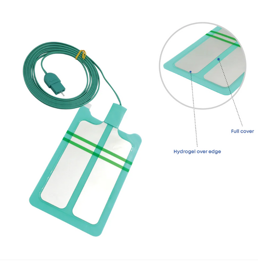 Electrosurgical Grounding Pads with Cord Adult Split