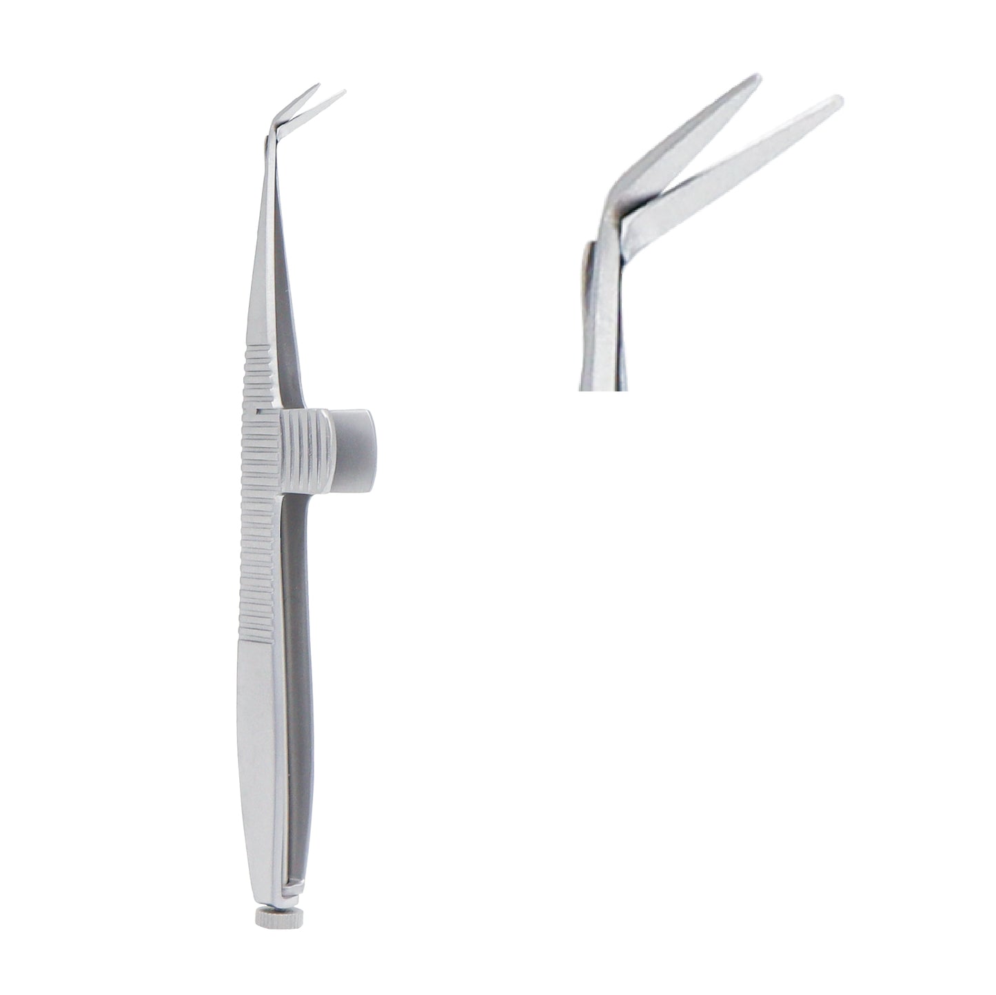Close-up of De Weckers Ophthalmic Scissors pointed-pointed Fig. A 11 cm for delicate ophthalmic procedures.