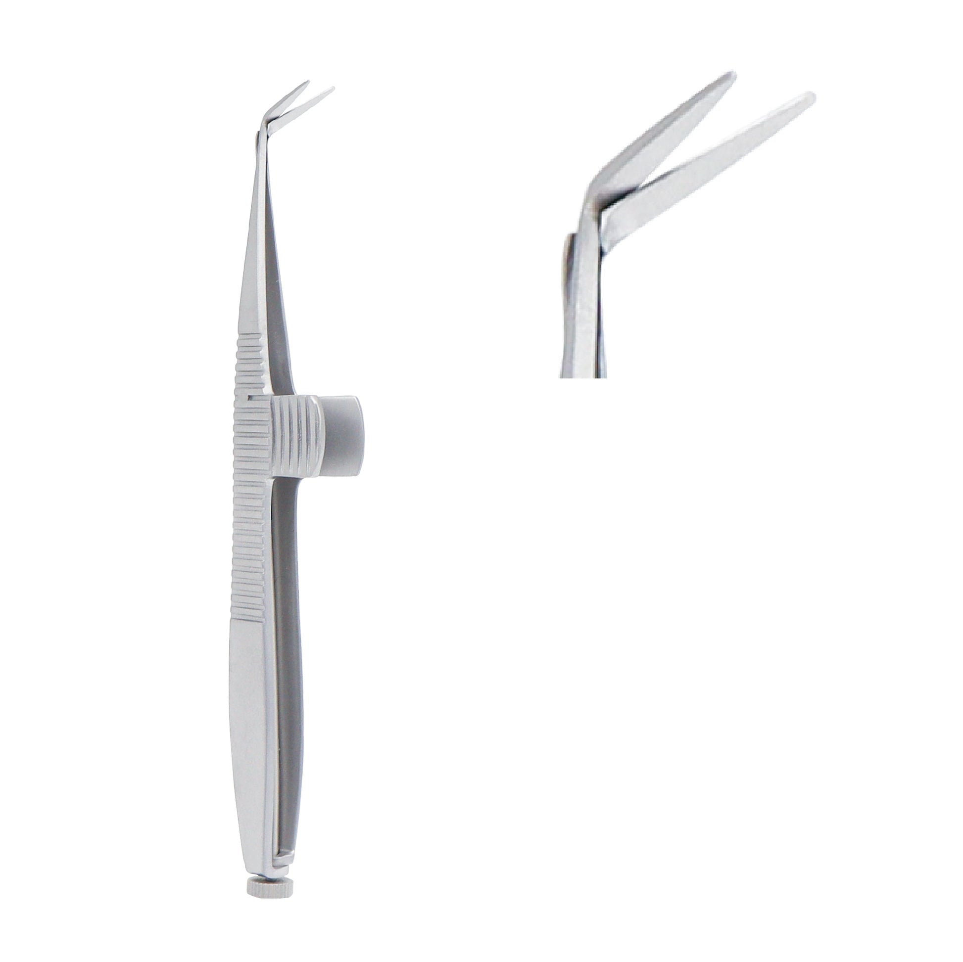 Close-up of De Weckers Ophthalmic Scissors pointed-pointed Fig. A 11 cm for delicate ophthalmic procedures.