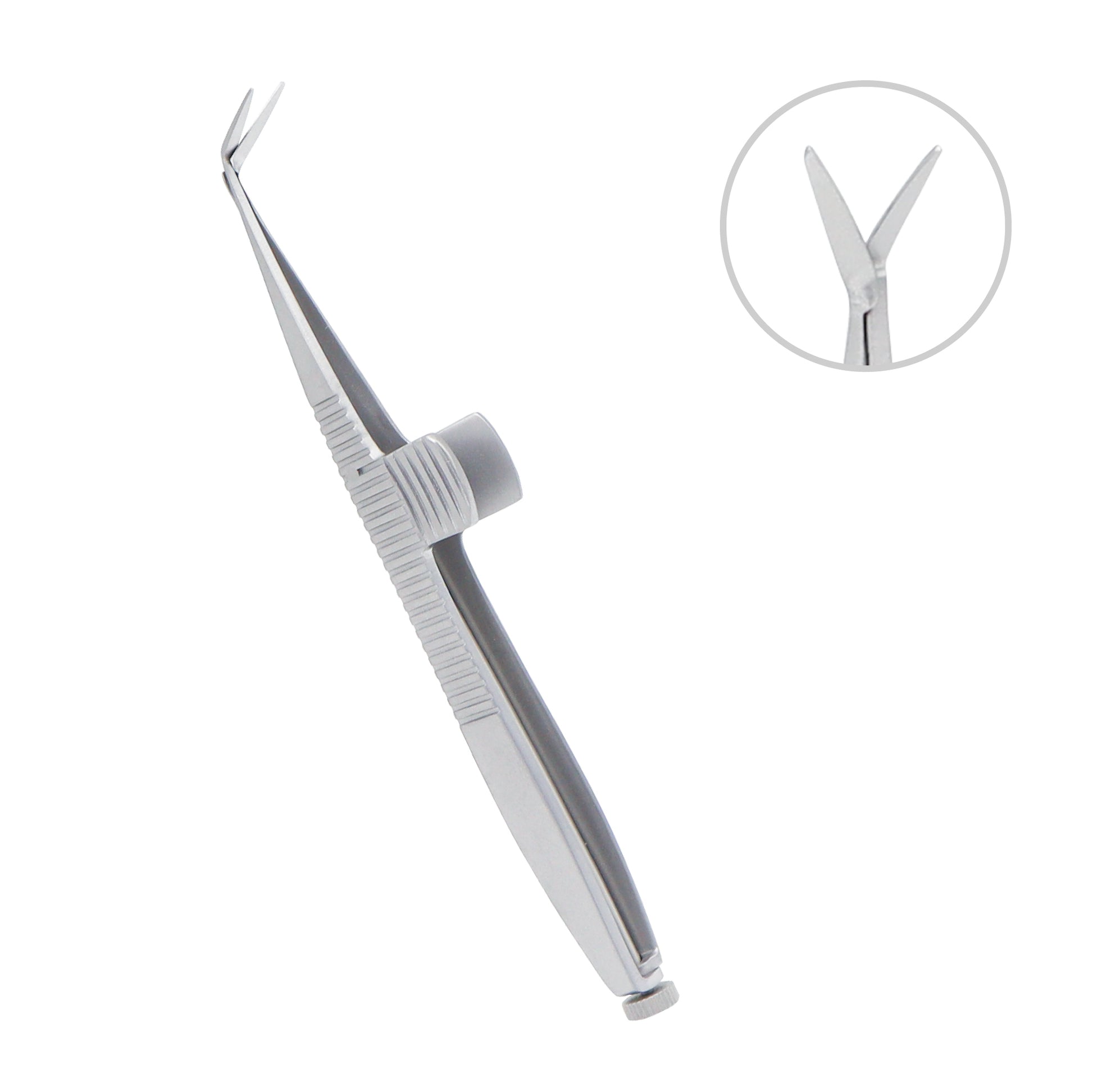 Stainless steel De Weckers Ophthalmic Scissors pointed-pointed overall length 11 cm used in eye surgery.