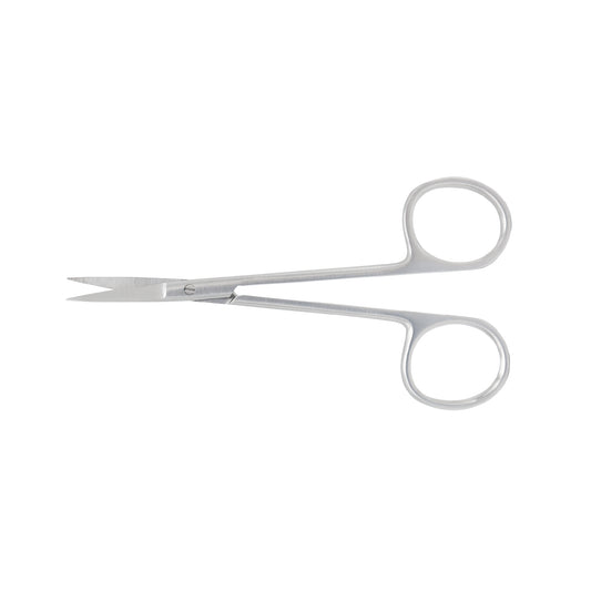 Eye Scissor curved blunt-blunt 11.5 cm designed for delicate ophthalmic surgery procedures.