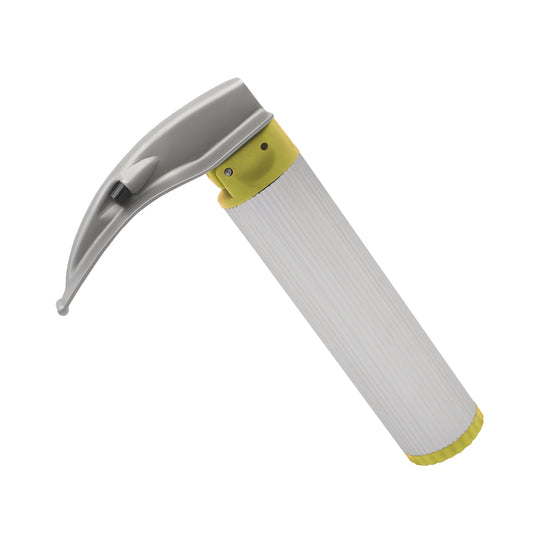 Macintosh Laryngoscope Combo front view showing integrated blade and ergonomic handle designed for single use airway management