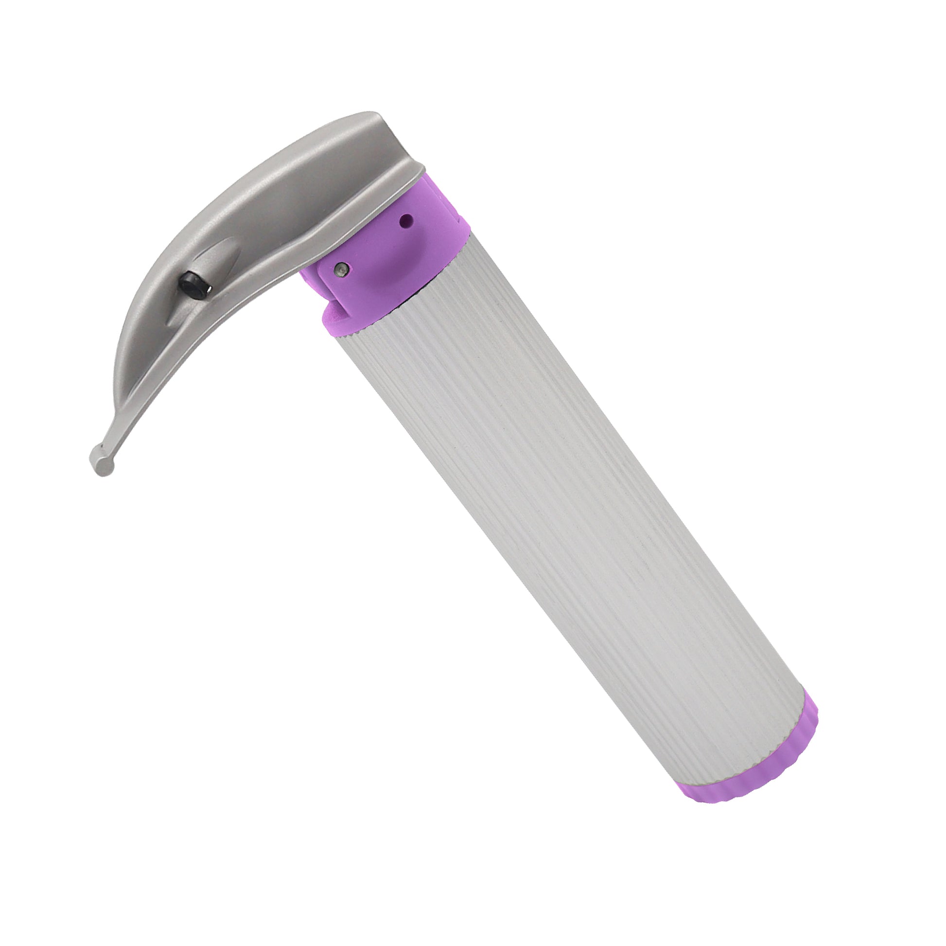 Macintosh Laryngoscope Combo handle design featuring ergonomic reinforced aluminum grip for secure and comfortable use during airway management procedures