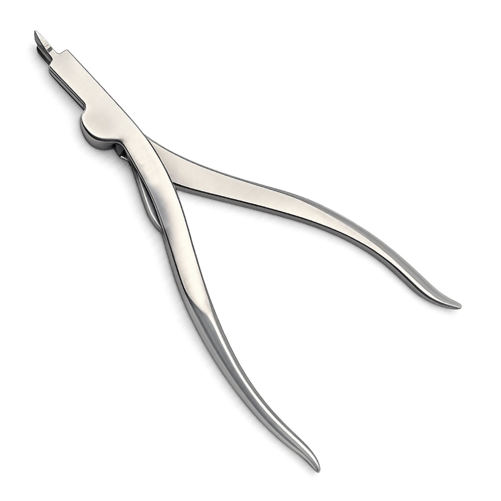 Metal plier on a white background