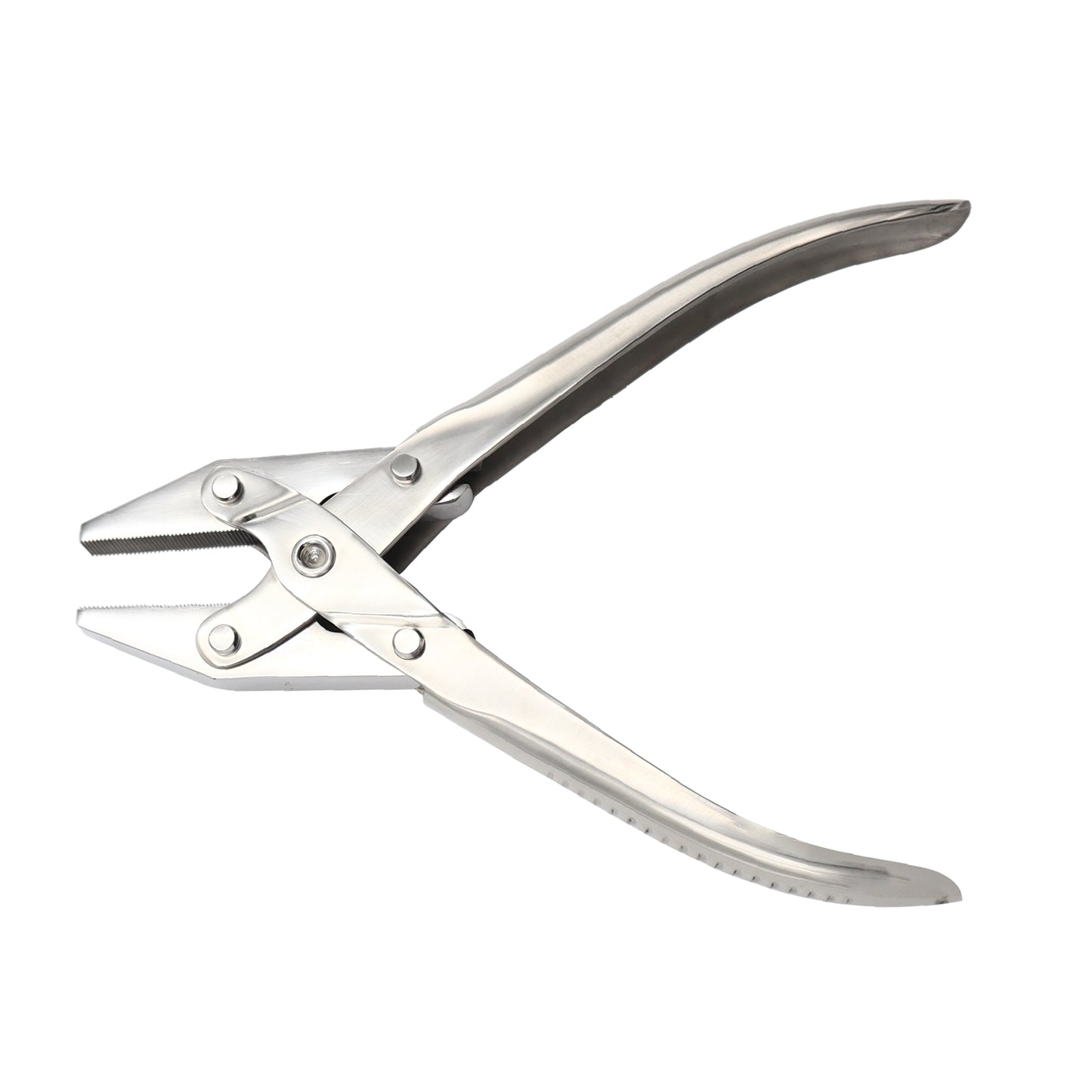 Metal plier tool on a white background