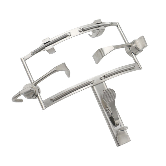 Metallic kitchen tool on a white background