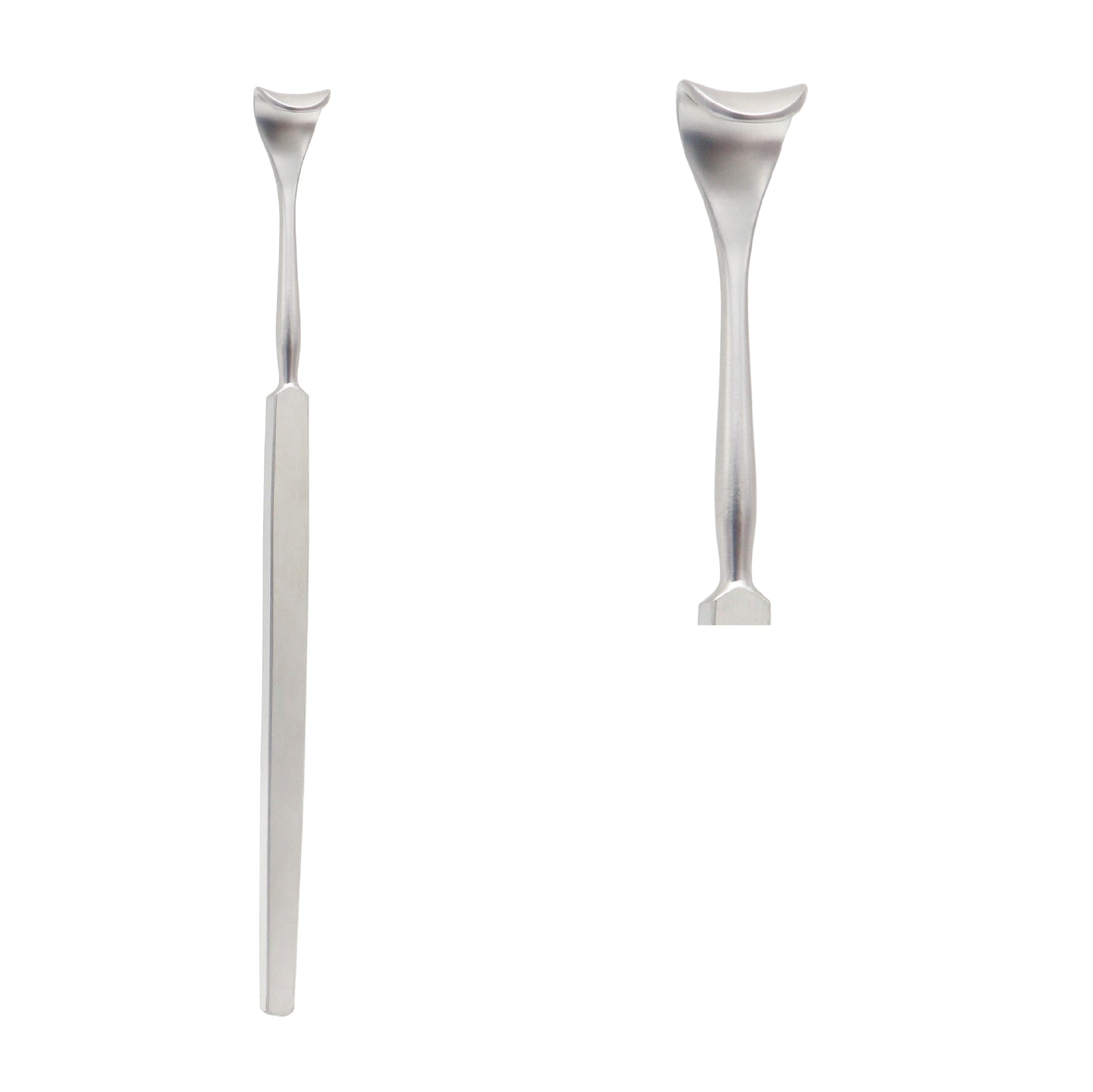 Close-up of Desmarres Lid Retractor Size 2, 14 cm overall length, used for precise eyelid retraction in eye surgery and ophthalmic applications.
