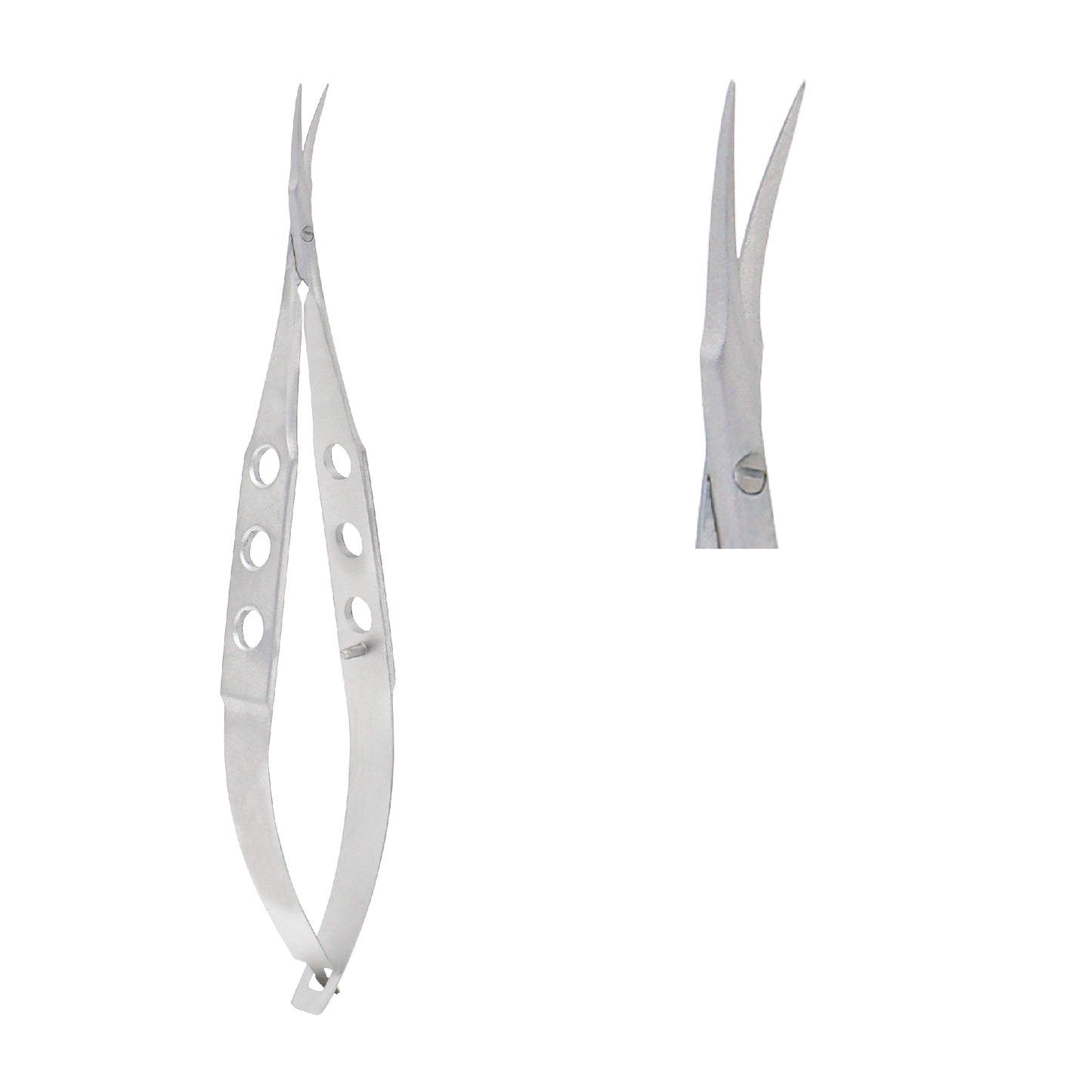 Pointed Tenotomy Westcott scissors designed for delicate eye surgery and tissue dissection.