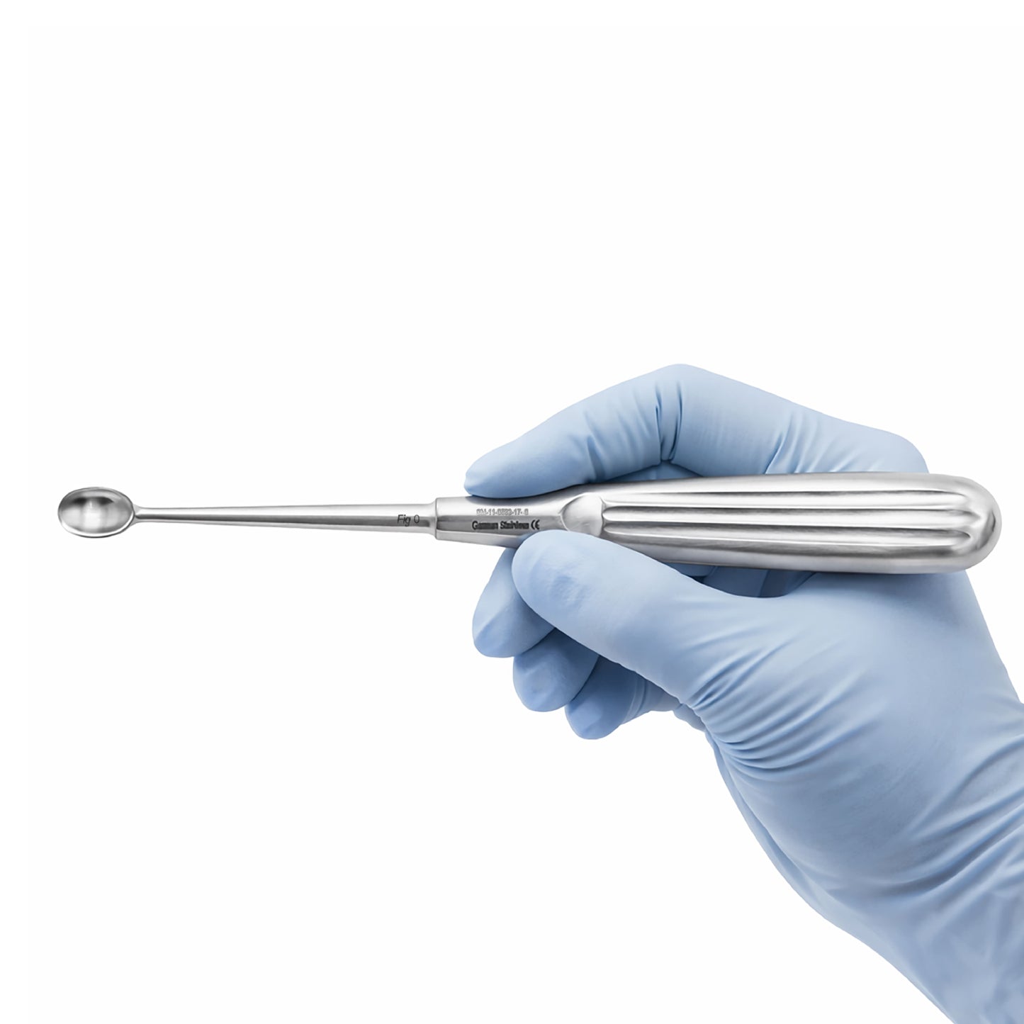Volkmann Bone Curette 17cm / 6¾″ Oval with Hollow Handle