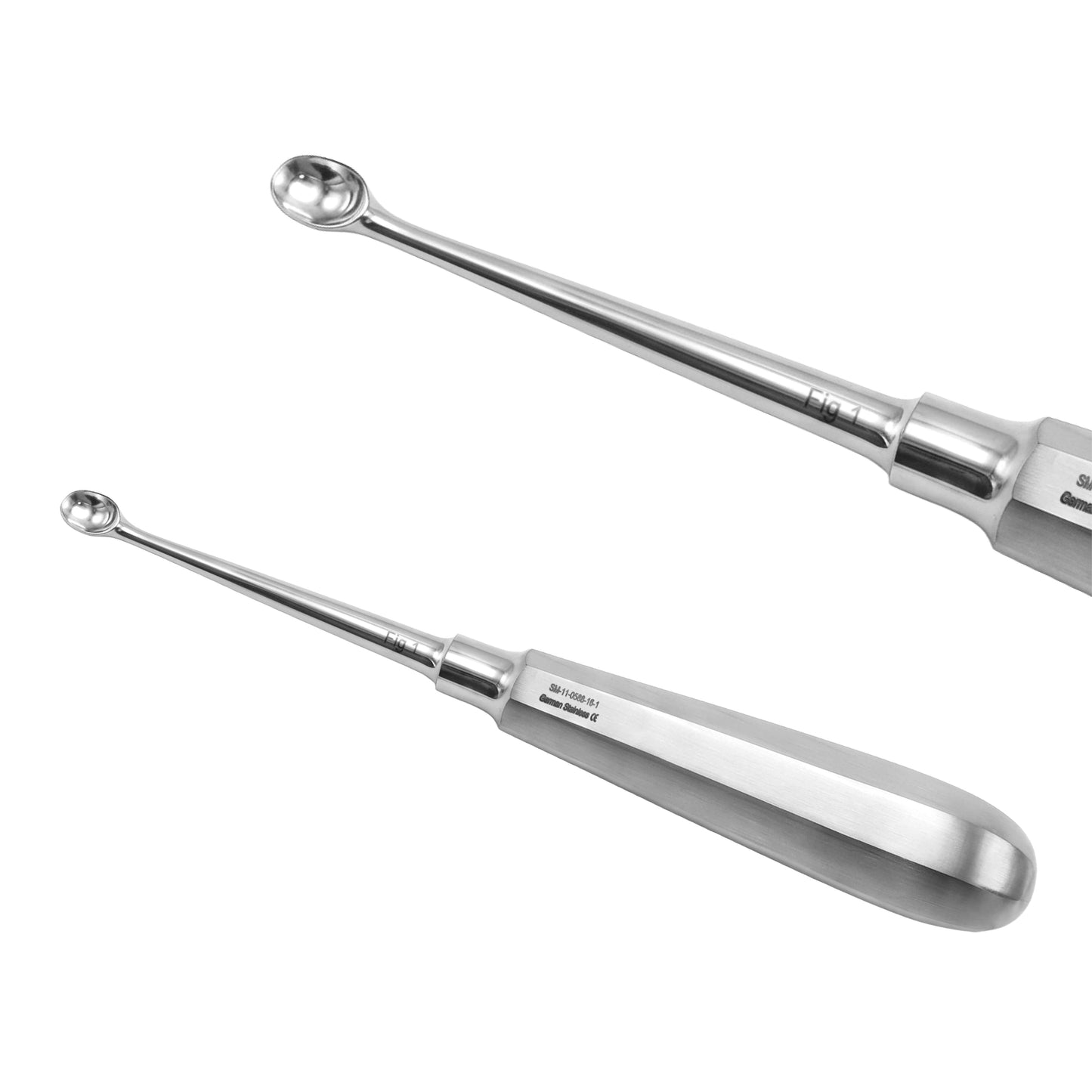 Modell USA Bone Curette 16cm / 6¼″ Oval Straight