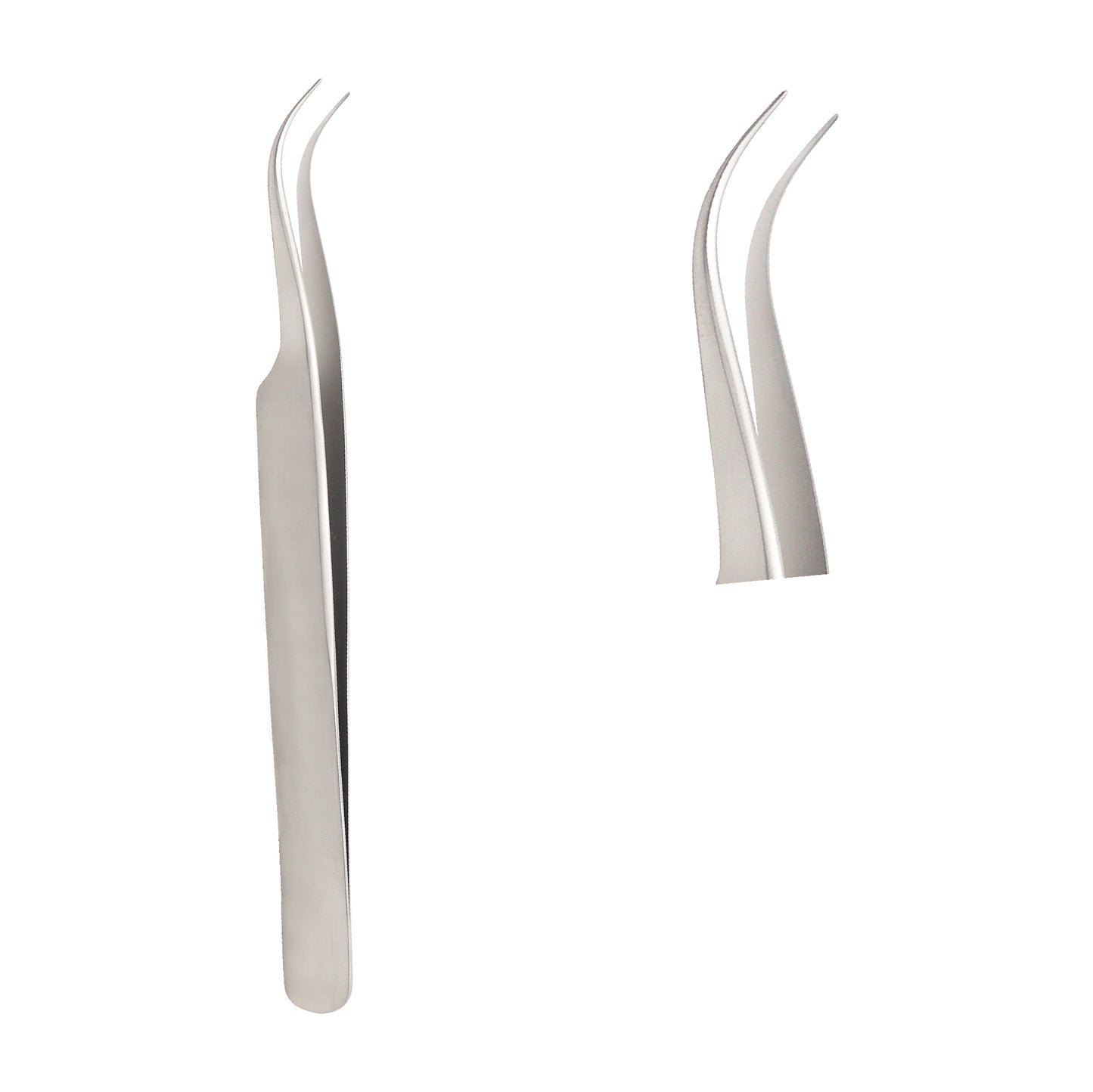 Jewelers forceps curved No. 7, overall length 12 cm