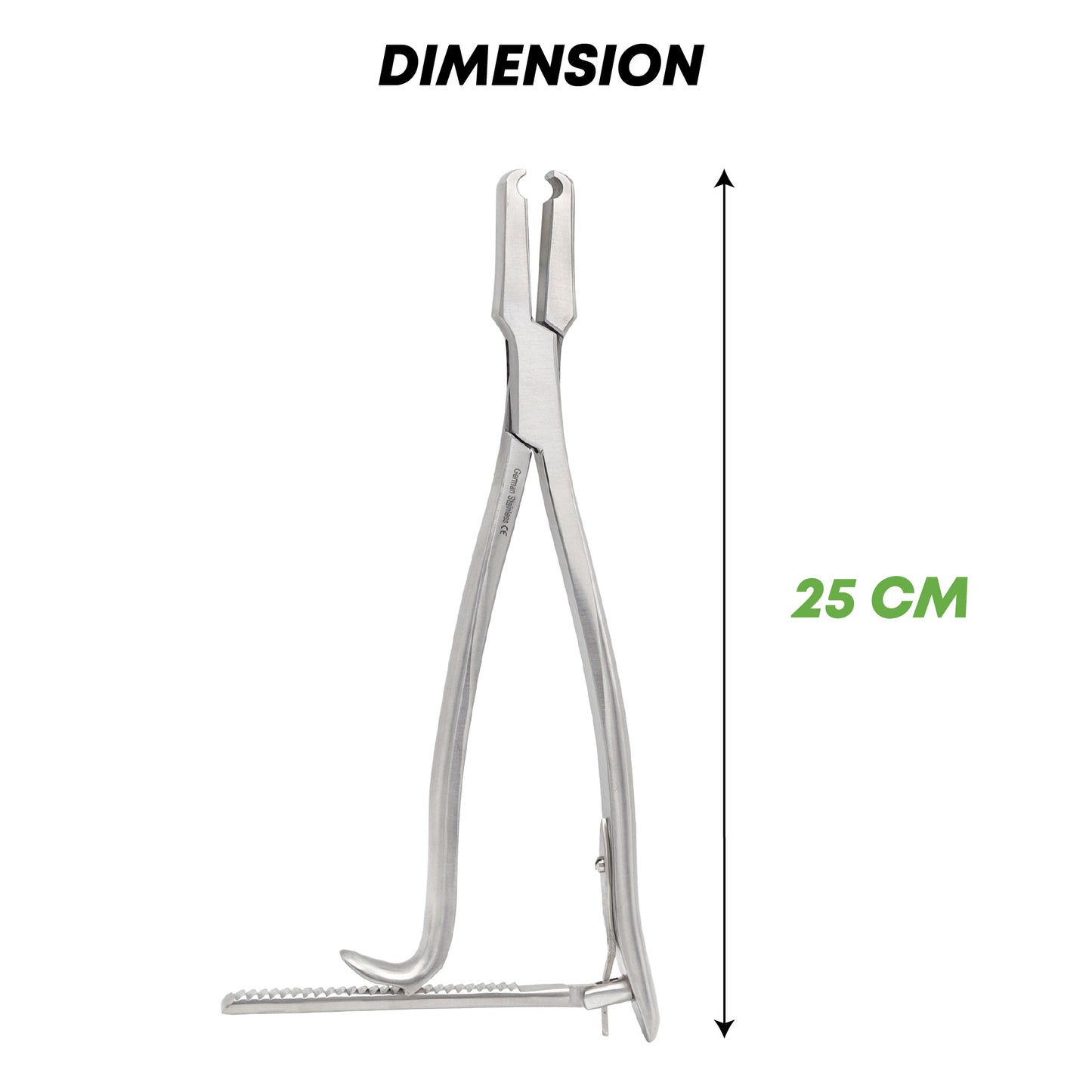 STR Rod Holder 25cm 6.35mm – Surgical Instrument Support | Stainless Steel Medical Rod Holder