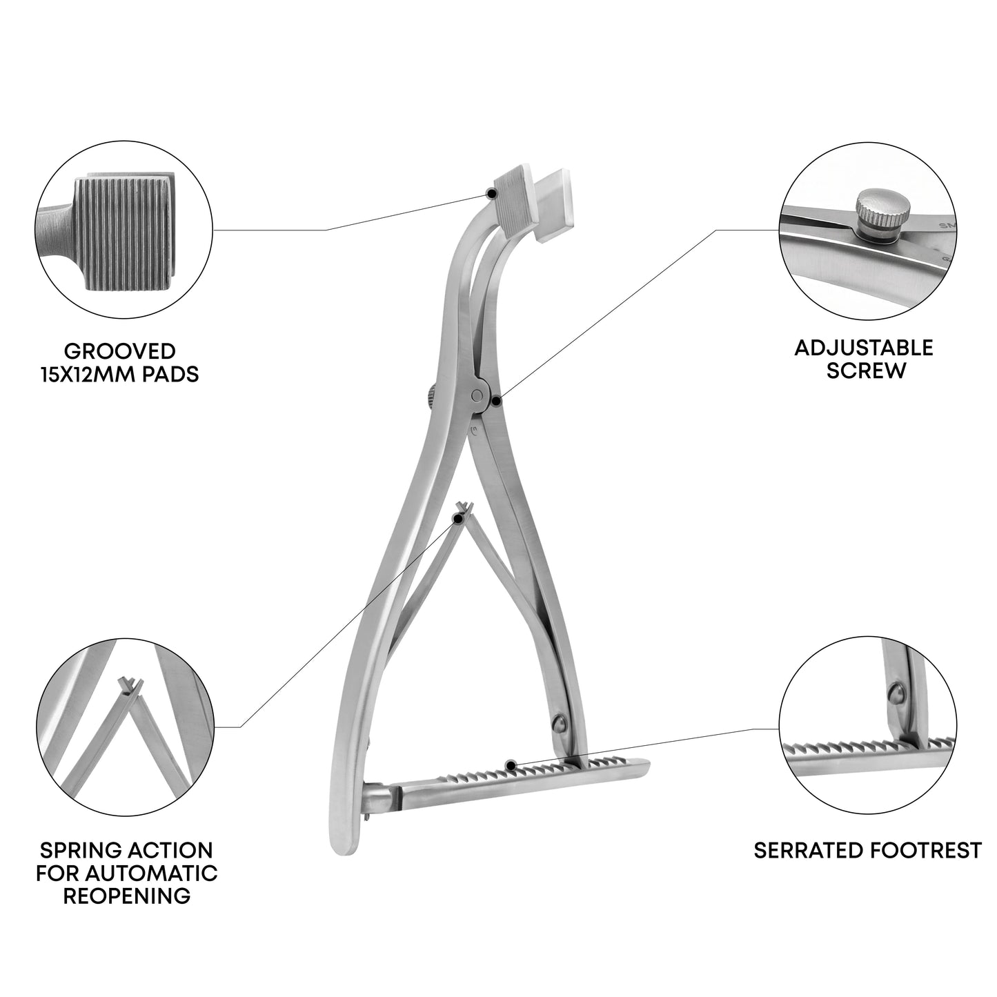 Calcaneal Spreader – 18 cm  Orthopedic Surgical Instrument