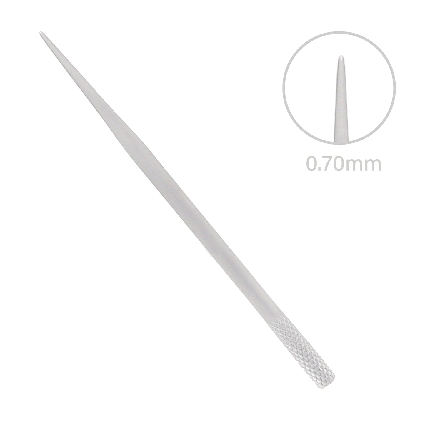 Detailed close-up shot of the Sichel-Wilder Lachrymal Dilator 0.70 mm Fig. 1 showing its fine surgical finish and ophthalmic-grade craftsmanship.