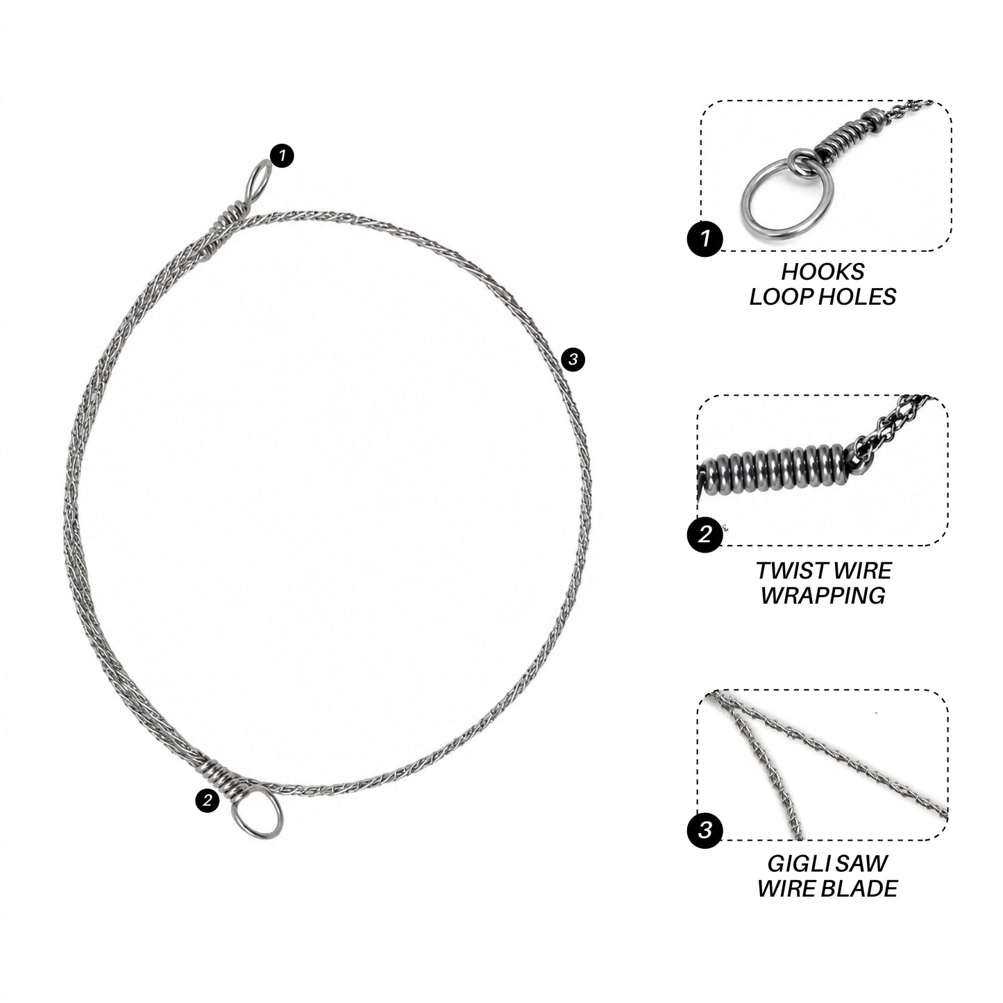 Gigli Wire Saw Flexible Surgical Bone Cutting Saw