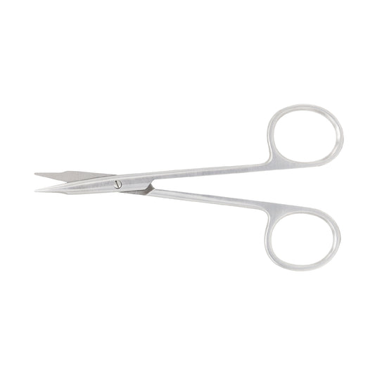 Stevens tenotomy scissors straight long model with blunt tips and 11.5 cm overall length for surgical use.