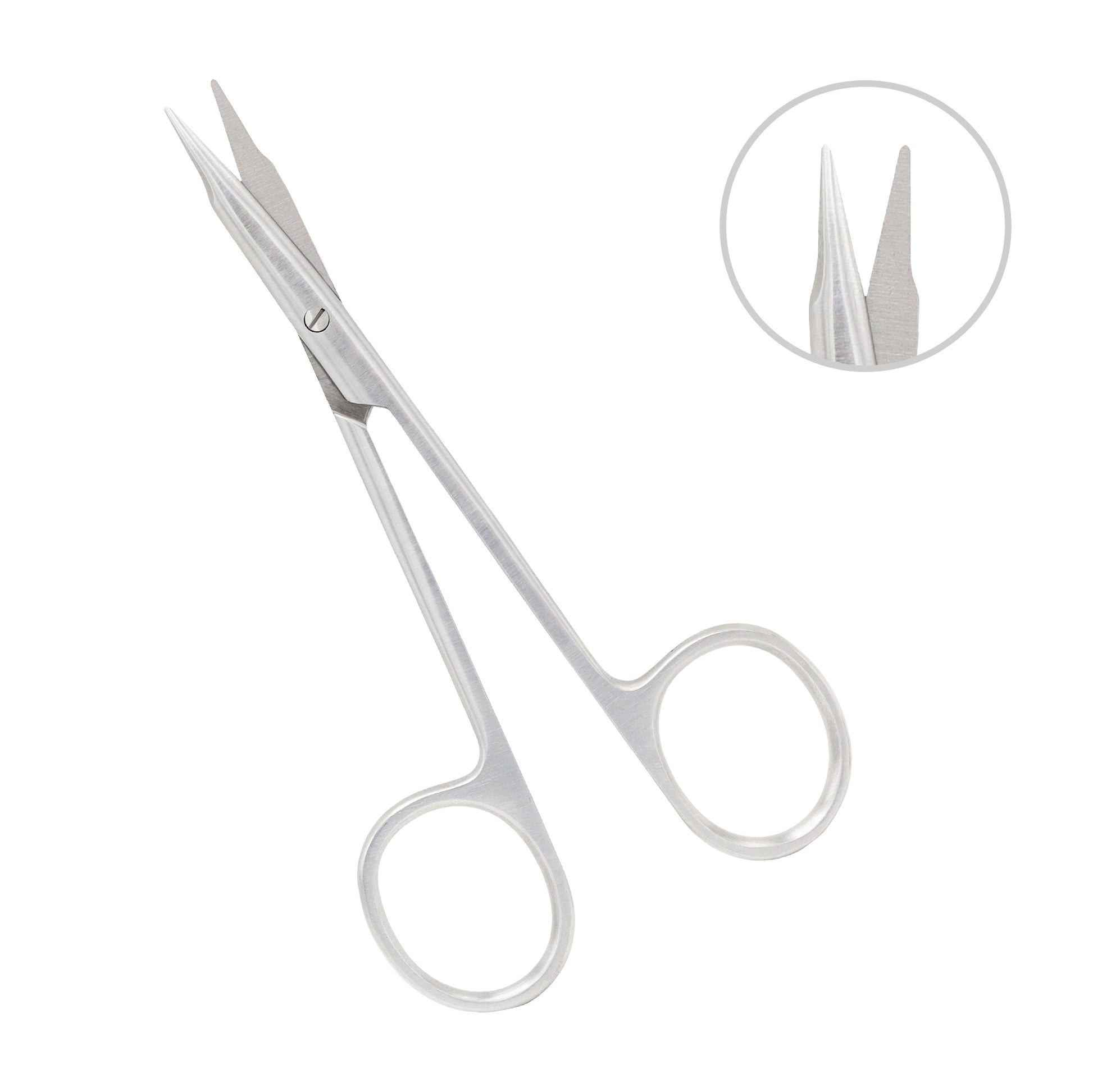 Straight long model Stevens tenotomy scissors with blunt ends for precise tissue dissection in surgery.