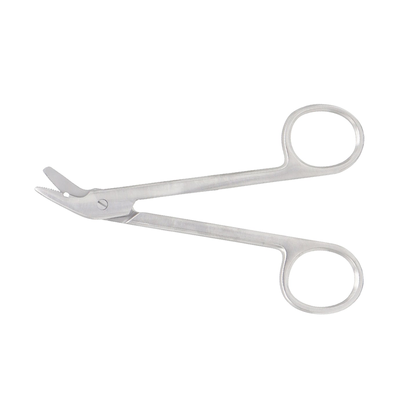 12 cm universal wire cutting scissors made of surgical-grade stainless steel for precise cutting of surgical wires and tough materials