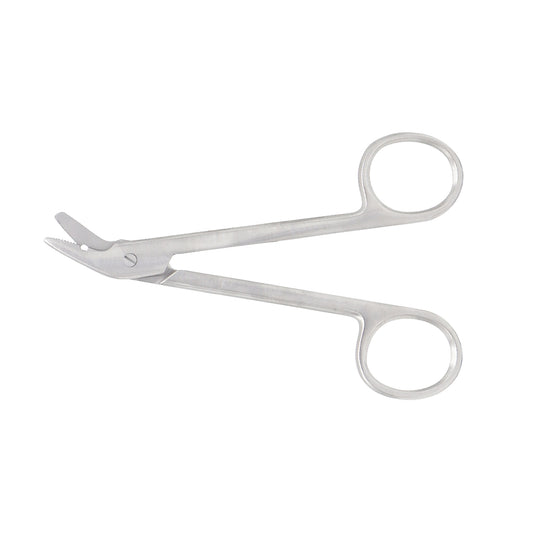 12 cm universal wire cutting scissors made of surgical-grade stainless steel for precise cutting of surgical wires and tough materials