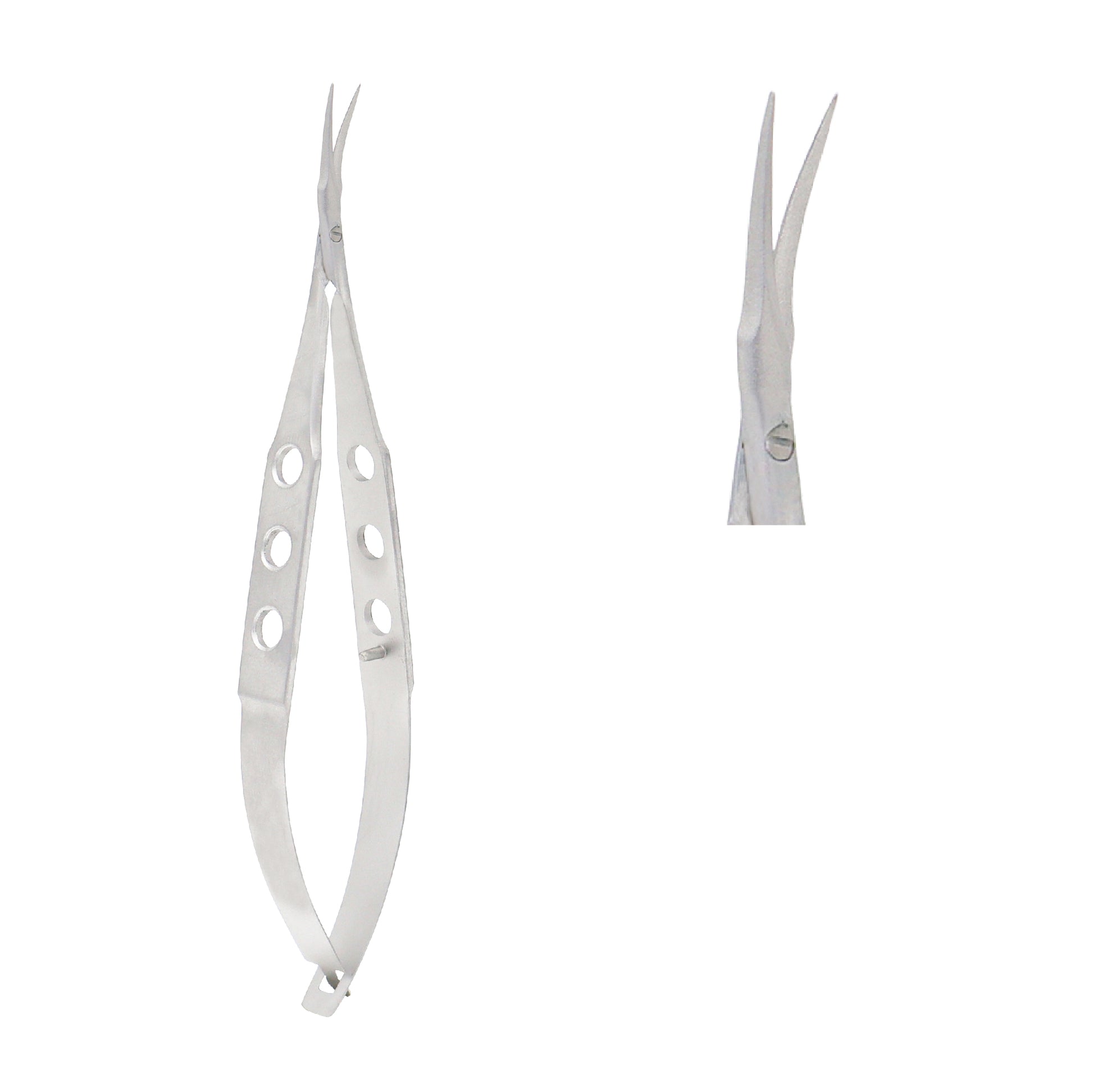 Blunt Tenotomy Westcott scissors designed for delicate eye surgery and microsurgical procedures.