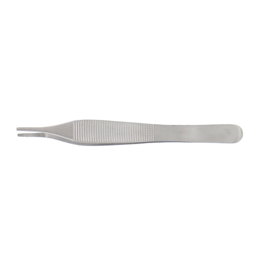 Adson Tissue Forceps 12cm stainless steel surgical instrument for precise tissue handling in medical procedures